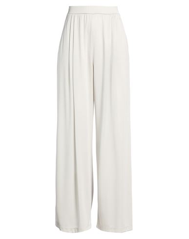 Max Mara Leisure Woman Pants Light Grey Size M Triacetate, Polyester In Gray