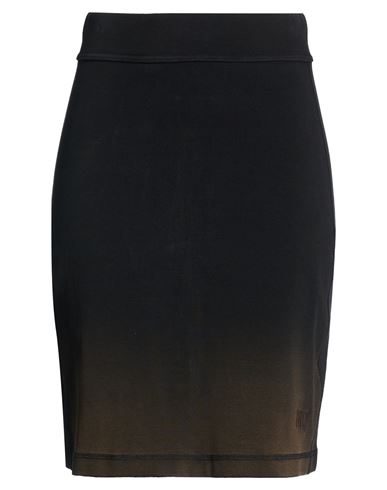 Knwls Woman Mini Skirt Black Size L Recycled Cotton, Organic Cotton, Elastane