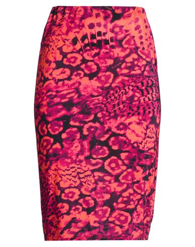 Pinko Woman Midi Skirt Fuchsia Size S Viscose, Elastane