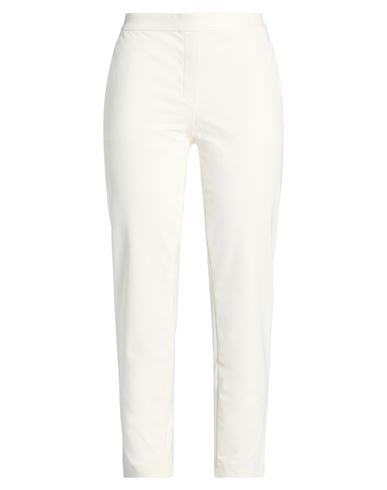 THEORY THEORY WOMAN PANTS WHITE SIZE 8 COTTON, POLYAMIDE, ELASTANE