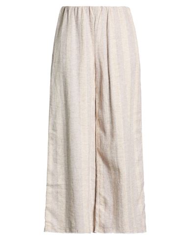 Gimaguas Woman Pants Beige Size L Linen, Cotton In Neutral
