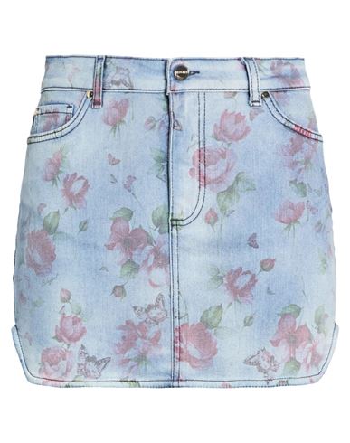 Blugirl Woman Denim Skirt Blue Size 6 Cotton, Elastane In Blue