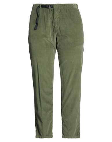 White Sand Woman Pants Military Green Size 10 Cotton, Tencel