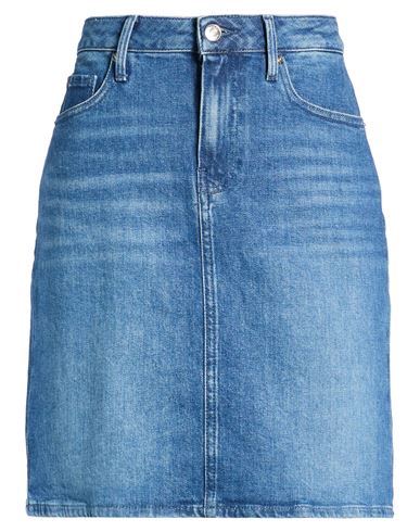 Tommy Hilfiger Woman Denim Skirt Blue Size 36 Cotton, Recycled Cotton, Elastane