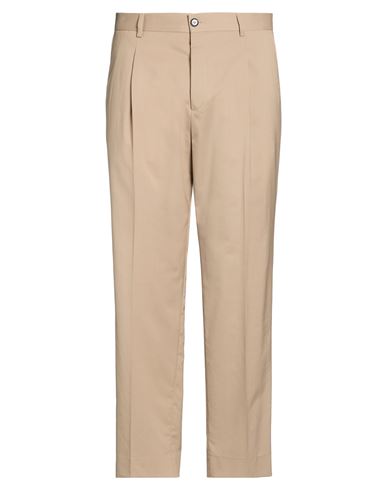 Be Able Man Pants Khaki Size 34 Virgin Wool, Polyester, Elastane In Neutral