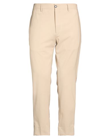 Be Able Man Pants Beige Size 34 Virgin Wool, Elastane In Neutral