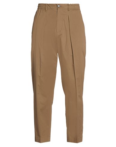 Be Able Man Pants Khaki Size 33 Cotton, Elastane In Brown