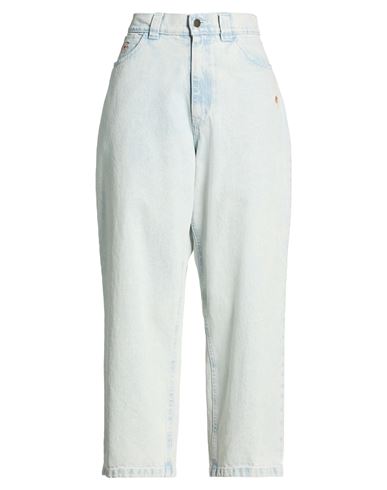 Gcds Woman Jeans Blue Size M Cotton