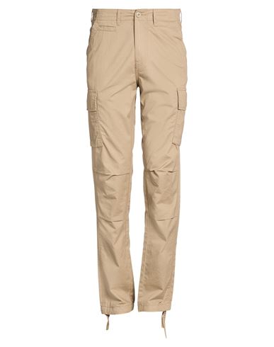 Jack & Jones Man Pants Beige Size 31w-34l Cotton In Multi