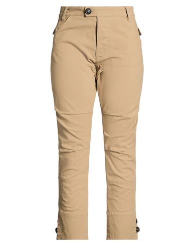 Dsquared2 Woman Pants Camel Size 8 Cotton, Elastane In Brown