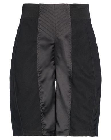 Jean Paul Gaultier Woman Shorts & Bermuda Shorts Black Size 4 Polyester, Elastane