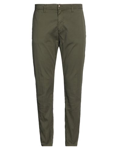 4/10 Four.ten Industry 4/10 Four. Ten Industry Man Pants Military Green Size 42 Cotton, Elastane