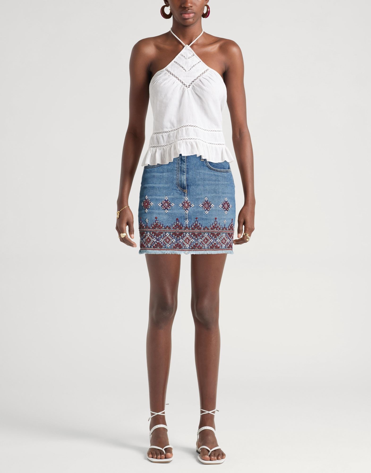  Elisabetta Franchi - Hosen & Röcke - Jeansröcke - On Yoox.com 
