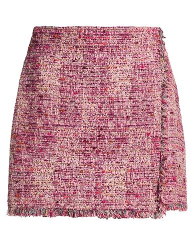 Iblues I Blues Woman Shorts & Bermuda Shorts Fuchsia Size 4 Cotton, Polyester, Acrylic, Wool, Polyamide In Pink