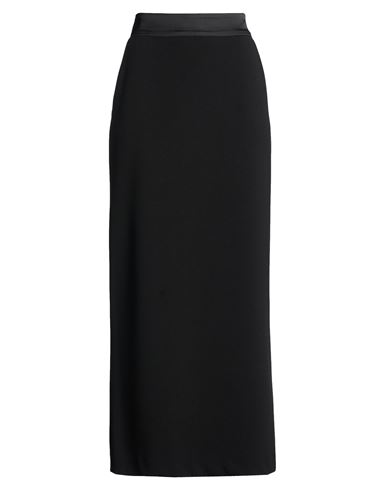 Compagnia Italiana Woman Maxi Skirt Black Size M Polyester, Elastane