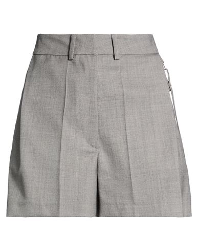 Low Classic Woman Shorts & Bermuda Shorts Grey Size S Wool, Polyacrylic In Gray