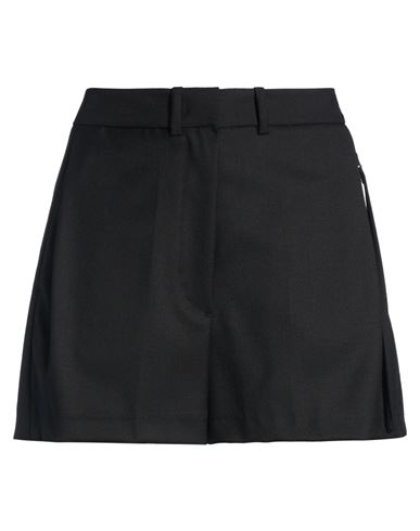Low Classic Woman Shorts & Bermuda Shorts Black Size M Wool, Polyacrylic