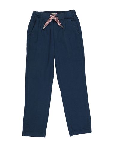 Baronio Babies'  Toddler Boy Pants Navy Size 6 Cotton, Elastane In Blue