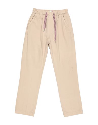 Baronio Babies'  Toddler Boy Pants Beige Size 7 Cotton, Elastane In Brown