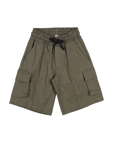 Numbers. Babies'  Toddler Boy Pants Military Green Size 4 Cotton, Elastane