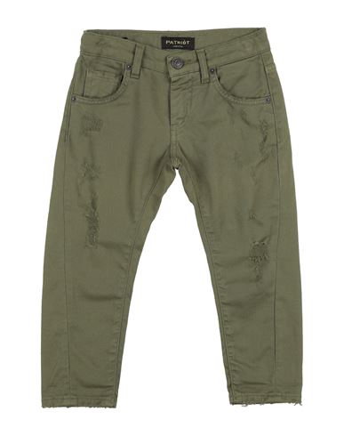 Patriòt Babies'  Toddler Boy Pants Military Green Size 6 Cotton, Elastane