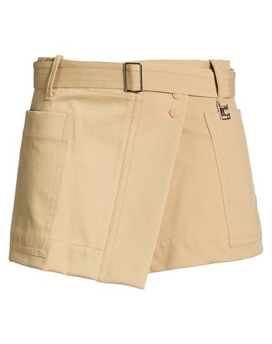 Low Classic Woman Mini Skirt Beige Size M Cotton, Polyester In Sand