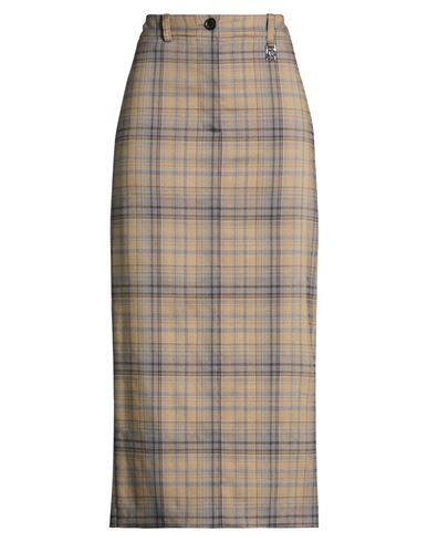 Low Classic Woman Midi Skirt Beige Size M Polyester, Polyurethane In Multi