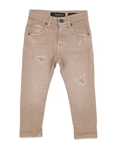 Patriòt Babies'  Toddler Boy Jeans Khaki Size 5 Cotton, Elastane In Brown