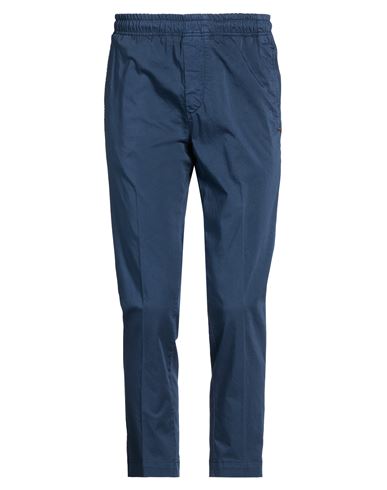 Entre Amis Man Pants Navy Size 31 Cotton, Polyester, Elastane In Blue