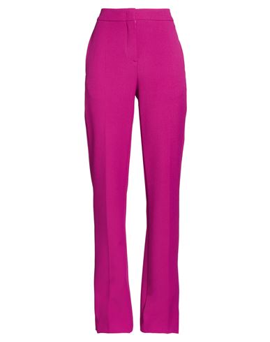 Iceberg Woman Pants Fuchsia Size 6 Polyester, Viscose, Elastane In Purple