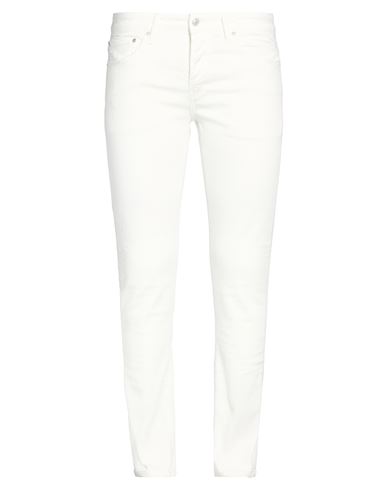 Cycle Man Jeans White Size 32 Cotton, Elastomultiester, Elastane