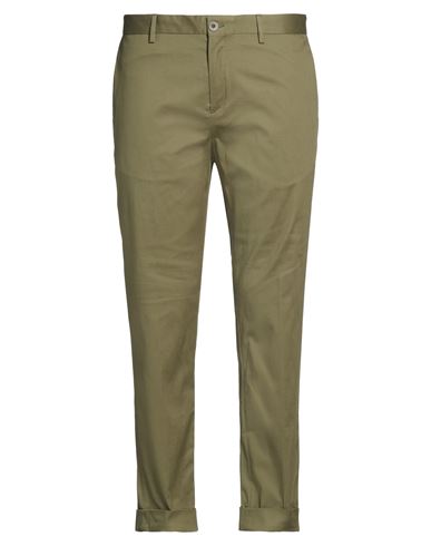 Outfit Out/fit Man Pants Military Green Size 38 Cotton, Elastane
