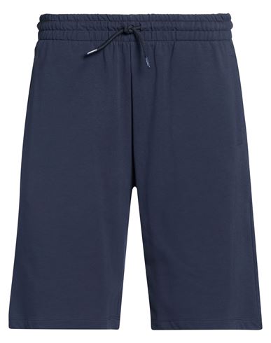 Bikkembergs Man Shorts & Bermuda Shorts Midnight Blue Size Xs Cotton, Elastane