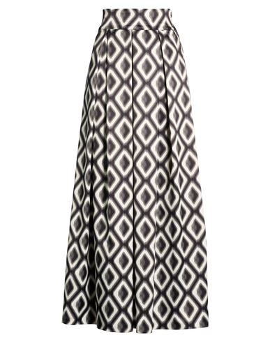 Anna Sirico Couture Woman Maxi Skirt Black Size 12 Polyester, Elastane