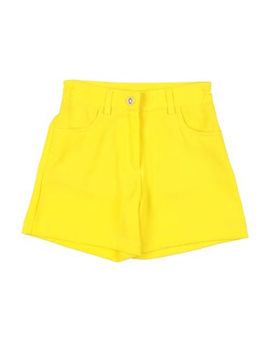 Vicolo Babies'  Girl Toddler Girl Shorts & Bermuda Shorts Yellow Size 6 Polyester, Elastane
