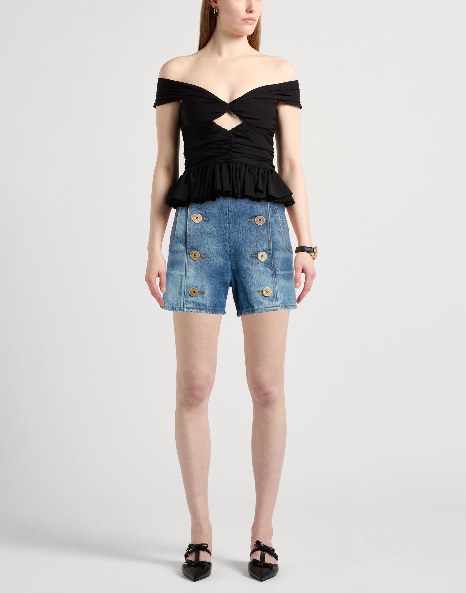  Balmain - Hosen & Röcke - Jeansshorts - On Yoox.com 
