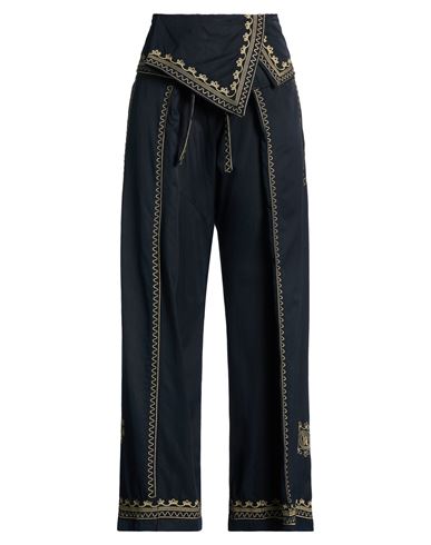 Rabanne Woman Pants Midnight Blue Size 6 Viscose, Cotton