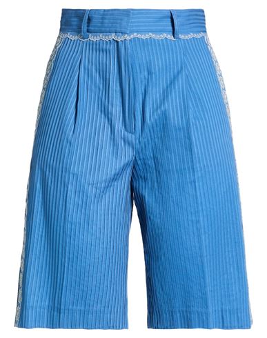 Paul & Joe Woman Shorts & Bermuda Shorts Azure Size 8 Cotton In Blue