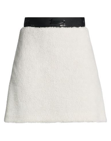 Herno Laminar Woman Mini Skirt Light Grey Size 6 Polyester In White