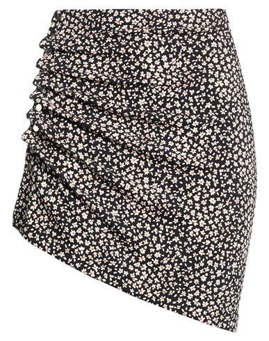 Rabanne Woman Mini Skirt Black Size 10 Viscose, Elastane In Multi