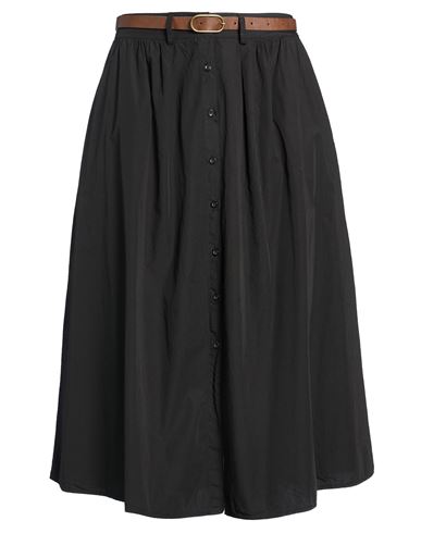 Kocca Woman Midi Skirt Black Size 10 Cotton