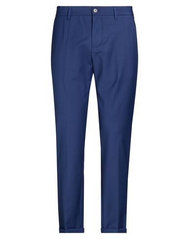 Patrizia Pepe Man Pants Navy Size 34 Polyester, Virgin Wool, Elastane In Blue
