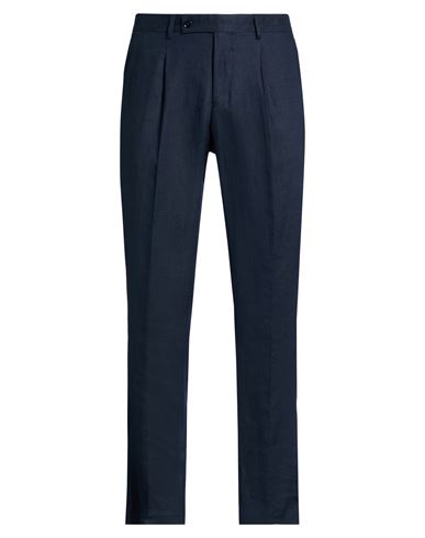 Breras Milano Man Pants Midnight Blue Size 32 Linen