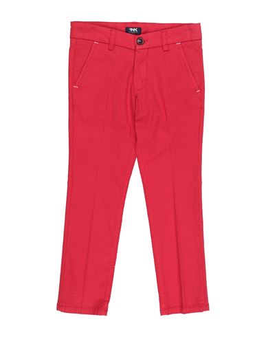 Manuell & Frank Babies'  Toddler Boy Pants Tomato Red Size 5 Cotton, Elastane