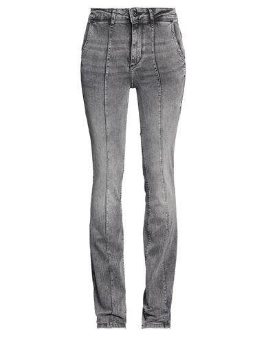 Rebel Queen By Liu •jo Woman Jeans Black Size 28 Cotton, Elastane In Gray