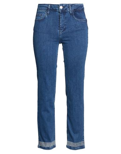 Rebel Queen By Liu •jo Woman Jeans Blue Size 27 Cotton, Elastane