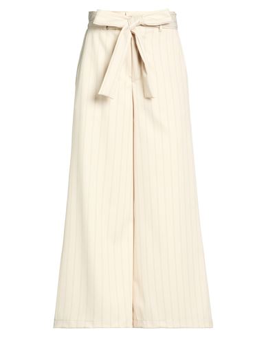 Le Streghe Woman Pants Ivory Size Xs Polyester, Elastane, Viscose In White