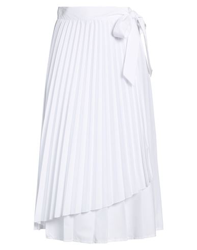 Midi-Rock Damen Weiß 36 Damen