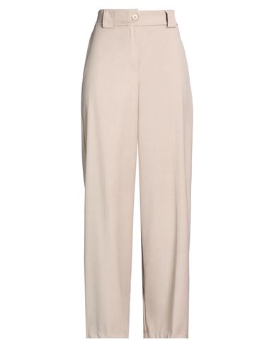 Tensione In Woman Pants Beige Size S Polyester, Viscose, Elastane In Neutral