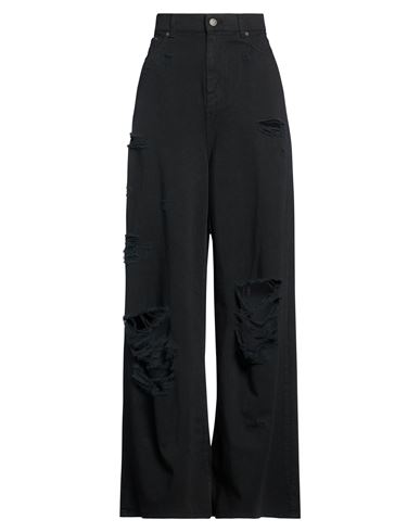 Pantalones vaqueros Mujer Negro 26 Mujer